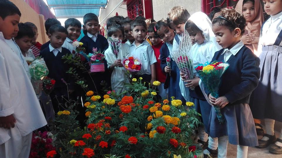 Flower Day Celebration in Karachi City Public School